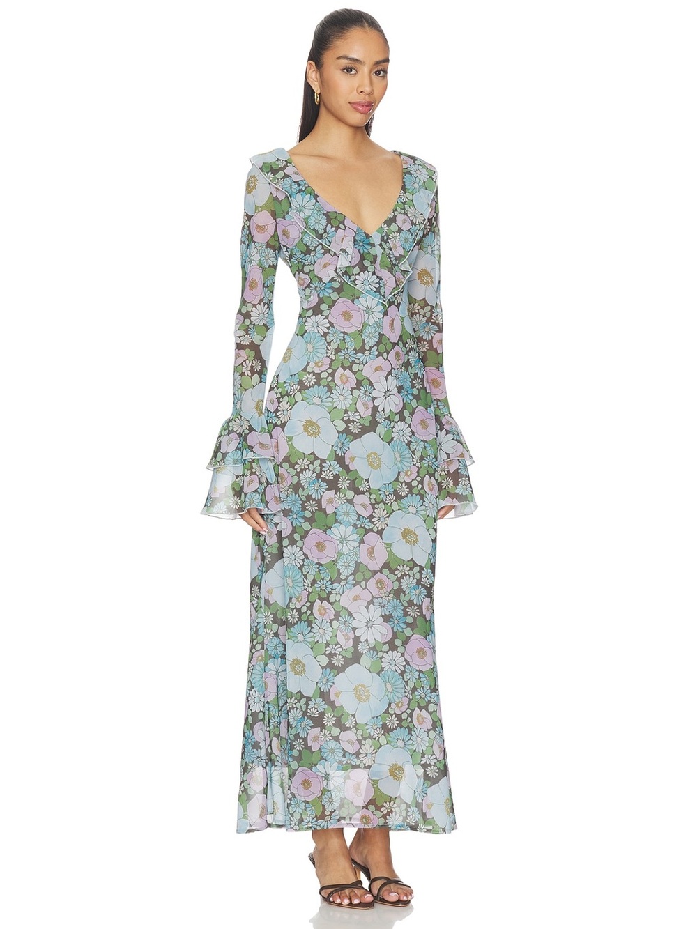 SISTER NY REVOLVE Shellona Dress in Vintage Floral Size Small VGUC - Picture 2 of 7